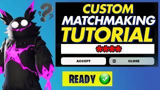 How to Join a Custom Matchmaking Game in Fortnite Chapter 6 (Tutorial)