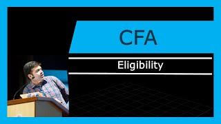 CFA - Eligibility