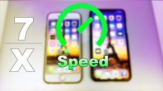 iPhone 7 vs iPhone X - Fusion/Bionic Speed Test!