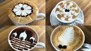 Making latte art at home #1