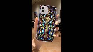 Holy Cross Stained Glass Phone Cover