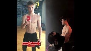 Shirtless Dаня Vegas / Даня Вегас on instagram stories in 2018/2019