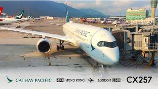 Cathay Pacific A350 - ECONOMY | HONG KONG  to LONDON HEATHROW | FLIGHT REVIEW #2