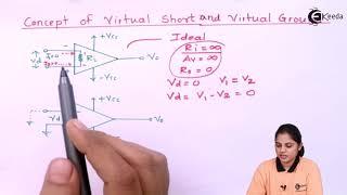 Concept of Virtual short and virtual ground - Operational Amplifier and 555 Timer