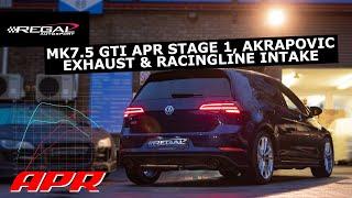 MK7 GTI PP Stage 1 with APR ECU Software, @myAkrapovic Exhaust & 4 Piece Intake Upgrade