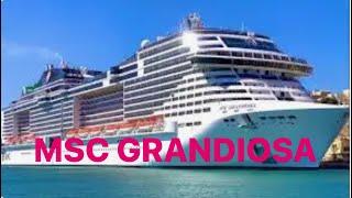 INSIDE MSC GRANDIOSA CRUISE SHIP ️ TOUR 2024