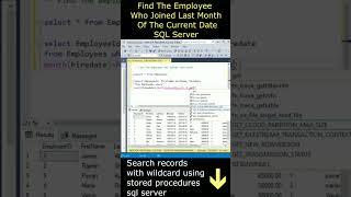 List employees who joined hired last month from the current month #sqlserver