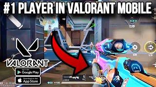 VALORANT MOBILE HD 60 FPS GAMEPLAY - #1 PLAYER IN VALORANT MOBILE (REACTION)