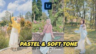 FREE 50+ PRESET LIGHTROOM | PASTEL & SOFT TONE | LIGHTROOM TUTORIAL