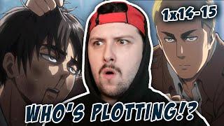 Music producer reacts to Attack on Titan 1x14-15 for the FIRST TIME!