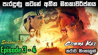 Cobra kai S1 Episode 3 & 4 sinhala series explain | movie explain in sinhala | sinhala film review