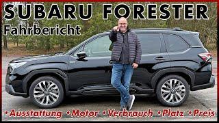 Subaru Forester - Probefahrt 6. Generation des Mild-Hybrid SUV | Test Review Offroad Deutsch 2024