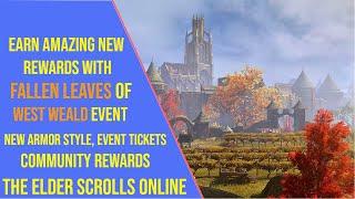 Earn amazing Rewards with the Fallen Leaves of West Weald Event in ESO 2024