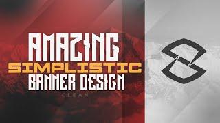 Photoshop Tutorial: Amazingly Clean Simplistic Banner Designs