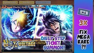 NxB NV : Daily Step Ticket Summon! Droprate 1000% Definitely got Megarare!?