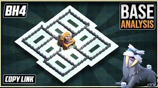 THE ULTIMATE BH4 TROPHY[defense] Base 2023!! Builder Hall 4 Trophy Base Design with Copy Link – COC