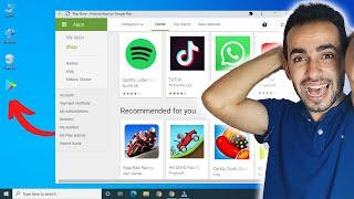 how to install Google Play on the computer and laptop in more than 4 ways for the year 2024