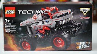 LEGO Technic 42200 Monster Jam ThunderROARus Pull Back - LEGO Speed Build Review