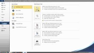 How to Send Word 2010 document to Email