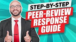 Step-by-Step Guide on How to Respond to Peer-Reviewer Comments