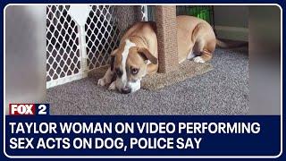 Wanita Taylor dalam video melakukan tindakan seks dengan anjing, kata polisi