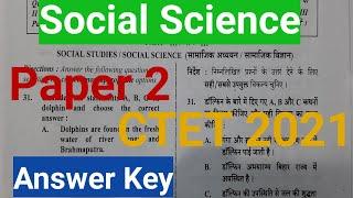 CTET paper 2 SOCIAL STUDIES Answer key 2021/CTET 2021 Social science Answer key/CTET Social Studies