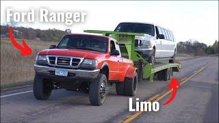 Towing a limo with a dually Ford Ranger