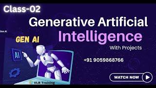 Generative AI Class02 in Telugu Batch 03 March07th 2025 vlrtraining 9059868766