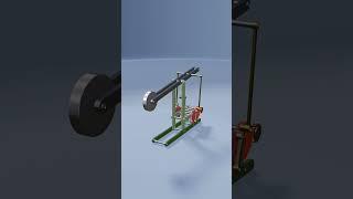 Trebuchet Like Mechanism | Mechanical Principles  #mechanical #mechanicalmodels