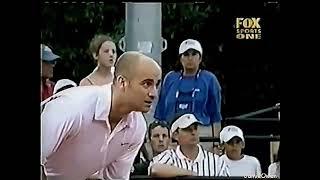 Pete Sampras vs Andre Agassi 2002 Houston SF Highlights
