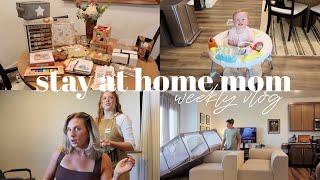 stay at home mom weekly vlog | postpartum identity crisis, haircut, home decor & baby toys haul!