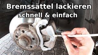 Bremssättel selbst lackieren || Einfachste & Günstigste Methode