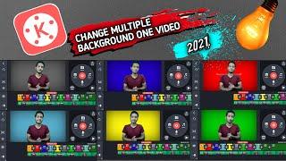 How To Change Video Background In Kinemaster || Video Me Multiple Background Kaise Change Karen ||