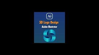 Adobe Illustrator - easy 3D Logo Design in illustrator