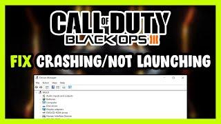 How to FIX COD Black Ops 3 Crashing / Not Launching!