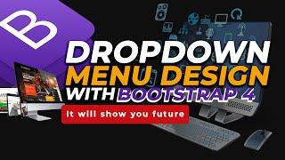 How to create dropdown responsive menu in bootstrap 4 | 2020