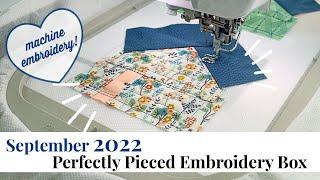 Perfectly Pieced Quilting from M.E. Time Delivered: September 2022