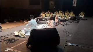 pt.Pravin Godkhindi flute and Pt. Yogesh Samsi tabla and Shadaj Godkhindi flute in GURUVANDANA