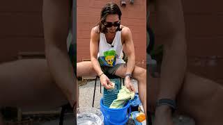 How Laundry Used To Be Done | Doing Laundry With A Washboard #laundry