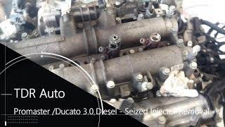 Promaster, Ducato 3.0 diesel injector removal