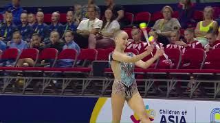 (Day 2) Natalia Usova Clubs & Ribbon 2022 [UZB]  // Children of Asia 2022