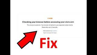 Fix Troubleshoot Stuck on ‘Checking Your Browser before Accessing’ Issue