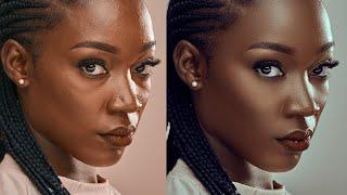 High-End Skin Retouching Beginner Photoshop Tutorial 10 Minutes | Frequency Separation
