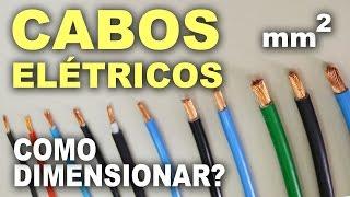 Como dimensionar cabos elétricos residenciais!