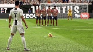 FIFA 19 CRISTIANO RONALDO FREE KICK GOALS COMPILATION