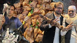 Nisar Charsi Mutton Karahi Recipe | Peshawari Namkeen Gosht | Namak Mandi Peshawar | Street Food