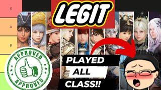 BDO| The Legit PVE Tier list Endgame in Black Desert Online