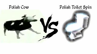 Polish cow vs Polish toilet spin (in 360°)