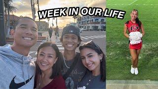 WEEK IN OUR LIFE | double date, C’s school day, & Nicole’s gameday | The Laeno Family