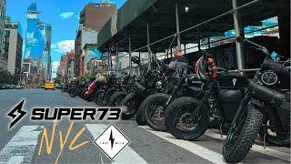 My First Group Ride with Super73 NYC x Last Mile NYC had 45+ Riders! [4K]